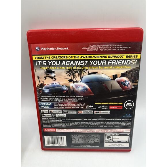 Sony Playstation 3 PS3 Need for Speed: Hot Pursuit Racing Game 2010 Complete CIB - Picture 2 of 7